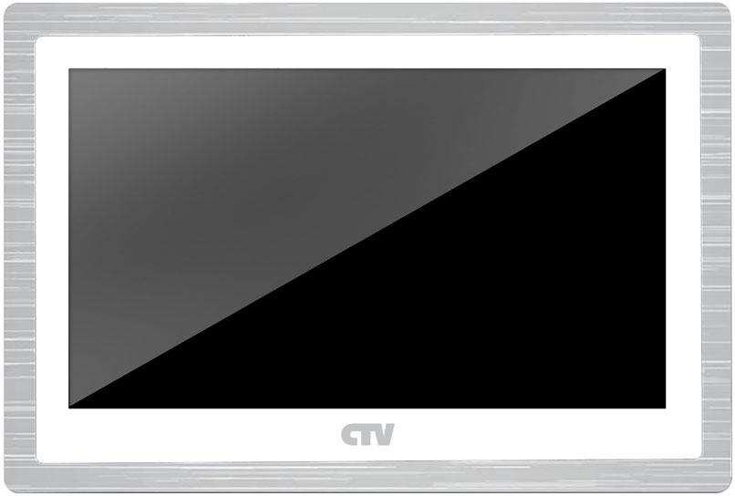 CTV-M4103AHD W (White) Монитор цветного видеодомофона формата AHD, 10", Hands free, microSD до 32ГБ