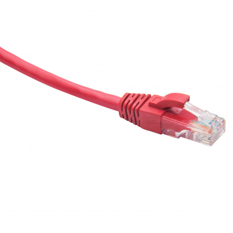 RJ45-RJ45 U/UTP Cat.5e LSZH нг(А)-HF (DR-181309), Патч-корд (коммутационный шнур) 2м, красный