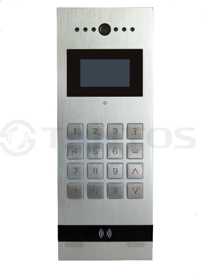 Tantos TS - VPS - EM lux Вызывная панель цветного многоквартирного домофона со встроенным считывателем карт Em - Marin