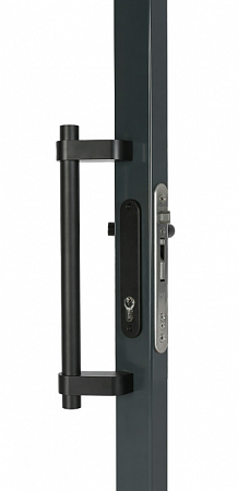 LOCINOX BAR-A-300-00-365-1-9005 Неподвижная ручка из анодированного алюминия - ручка: 0° - длина: 365 мм