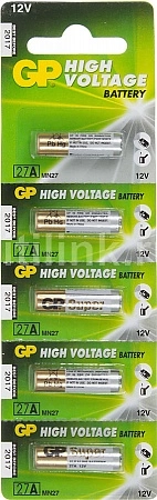 Батарея GP Super Alkaline 27A MN27 (5шт/уп).