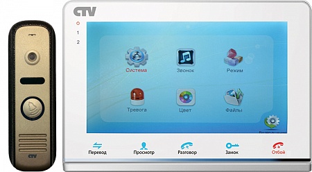 CTV DP2700MD (White) Комплект цветного видеодомофона