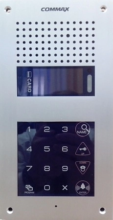 COMMAX CMP-CTS/RF видеопереговорное устройство с цветной в/камерой, кодовой цифровой панелью,связь с охраной или с квартирой, программирование системы,управление замком, встроенный контроллер PROXI карт